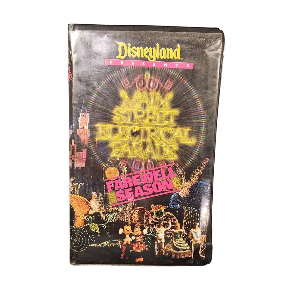 Vintage Disneyland Main Street Electrical Parade Farewell Season 1996 VHS Video‎